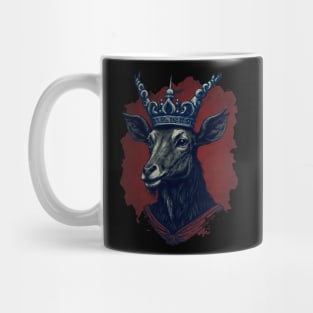 Goat King With Crown Mug